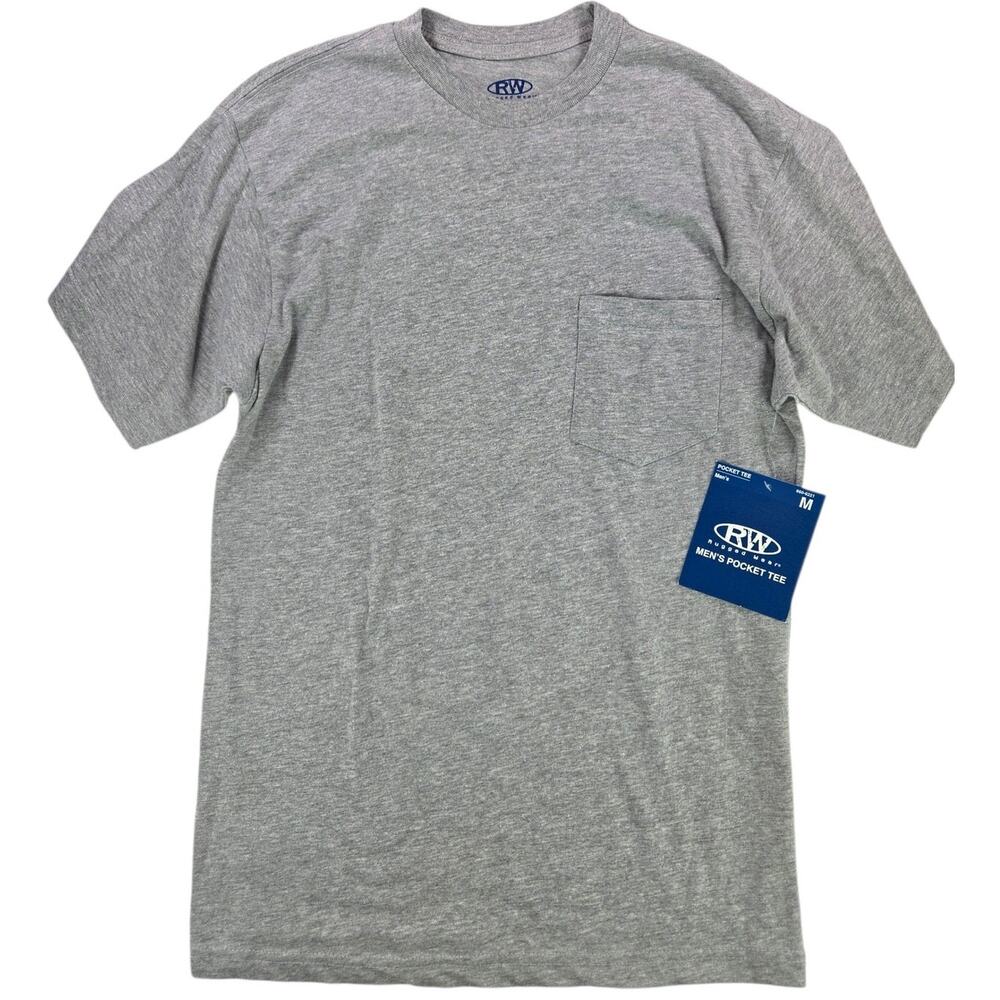 Rugged Wear | New Grey Pocket T-shirt | Size Medium